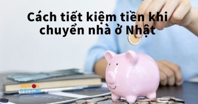 cách tiết kiệm tiền khi chuyển nhà ở nhật